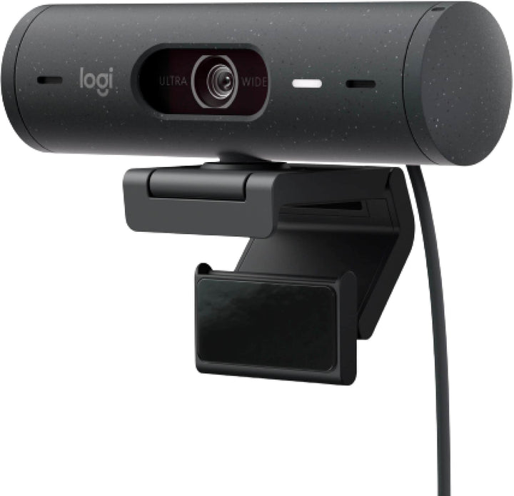 Logitech - Brio 500 1920x1080p Webcam with Privacy Cover - Graphite_0