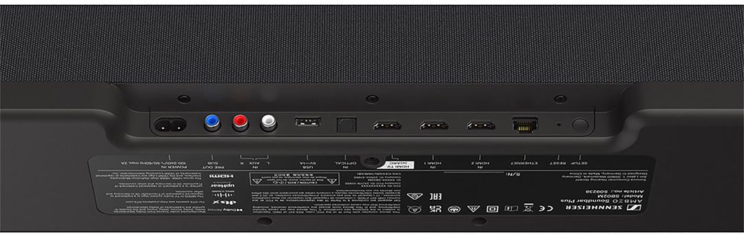 Sennheiser - AMBEO Soundbar | Plus  7.1.4 Channel Soundbar Dual Built-in Subwoofers with Advanced Streaming Connectivity - Black_10