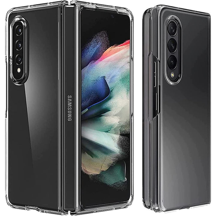 SaharaCase - Hybrid-Flex Hard Shell Case for Samsung Galaxy Z Fold4 - Clear_5