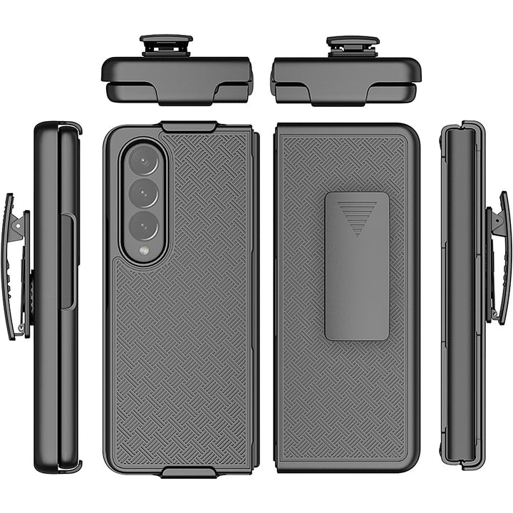 SaharaCase - Slim Hard Shell Case for Samsung Galaxy Z Fold4 - Black_7