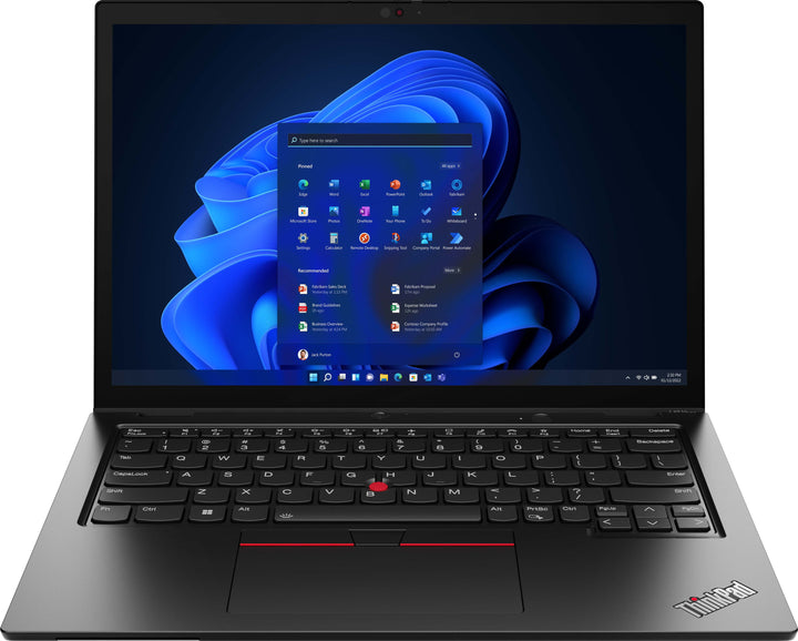 Lenovo - ThinkPad L13 Yoga 13.3" WUXGA (1920 x 1200) Touch 2-in-1 Laptop - Core i5-1235U - 8GB Memory - 256GB SSD - Black_0