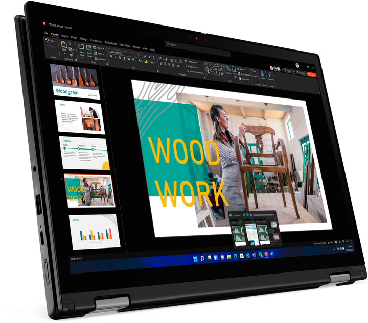 Lenovo - ThinkPad L13 Yoga 13.3" WUXGA (1920 x 1200) Touch 2-in-1 Laptop - Core i5-1235U - 8GB Memory - 256GB SSD - Black_13
