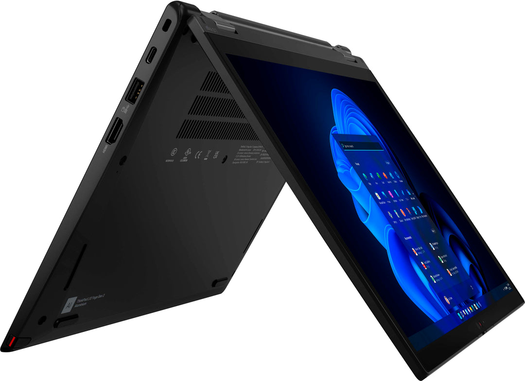 Lenovo - ThinkPad L13 Yoga 13.3" WUXGA (1920 x 1200) Touch 2-in-1 Laptop - Core i5-1235U - 8GB Memory - 256GB SSD - Black_9