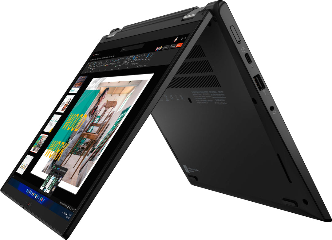 Lenovo - ThinkPad L13 Yoga 13.3" WUXGA (1920 x 1200) Touch 2-in-1 Laptop - Core i5-1235U - 8GB Memory - 256GB SSD - Black_6