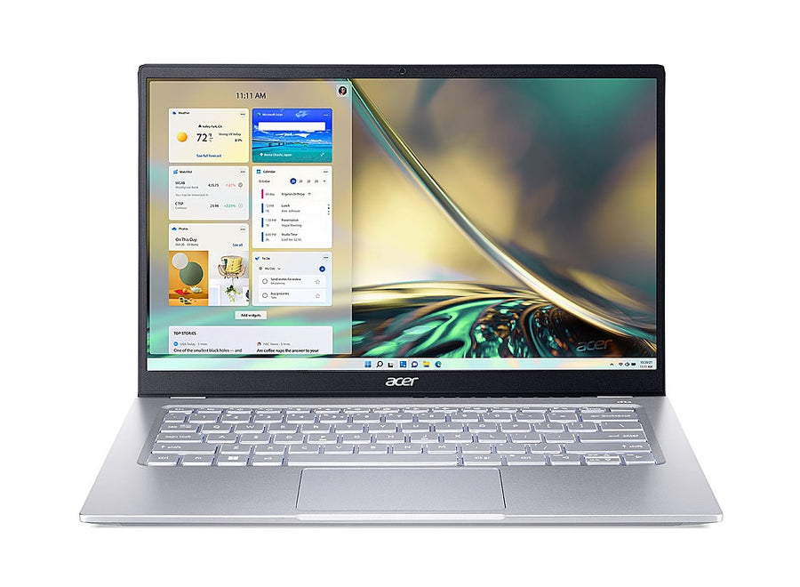 Acer - Swift 3 - 14" 1920 x 1080 100% sRGB Laptop - AMD Ryzen 5 5625U - 16GB LPDDR4X – 512GB SSD - Wi-Fi 6E - Silver - Silver_0