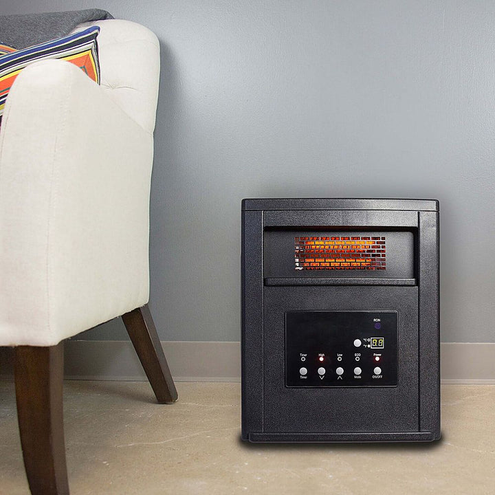 Lifesmart - 6-Wrapped Element Infrared Heater - Black_4
