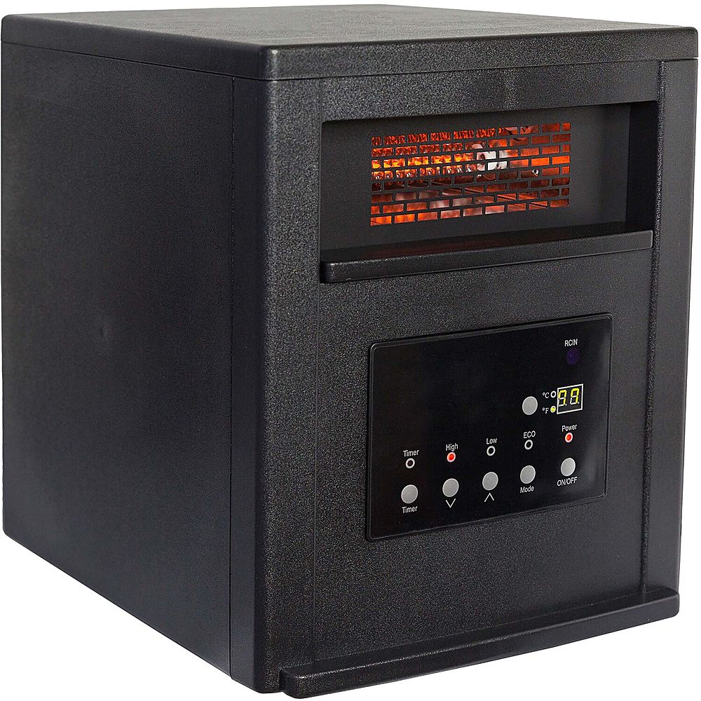 Lifesmart - 6-Wrapped Element Infrared Heater - Black_2