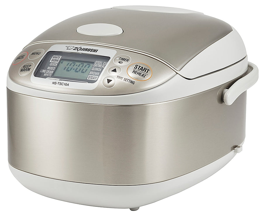 Zojirushi - 5.5 Cup Micom Rice Cooker & Warmer - Stainless Gray_0