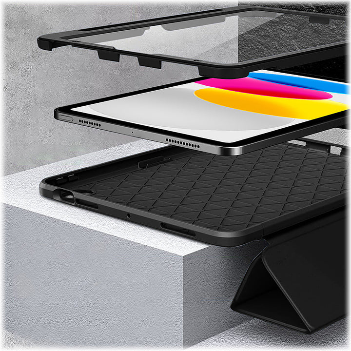 SaharaCase - Heavy Duty Folio Case for Apple 10.9-inch iPad (10th Generation) - Black_2