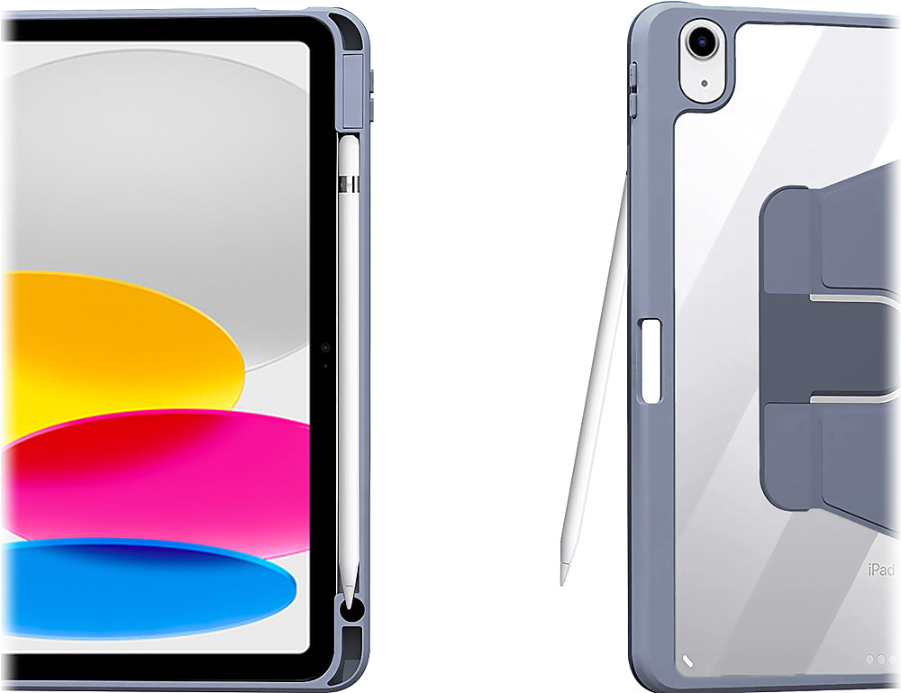 SaharaCase - Rotating Folio Case for Apple iPad (10th Generation) - Shadow Purple Gray_1