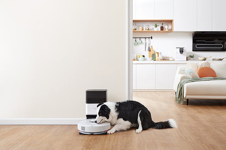 Roborock - Q7 Max+ Wi-Fi Connected Robot Vacuum and Mop with Auto-Empty Dock Pure, APP-Controlled Mopping - White_7