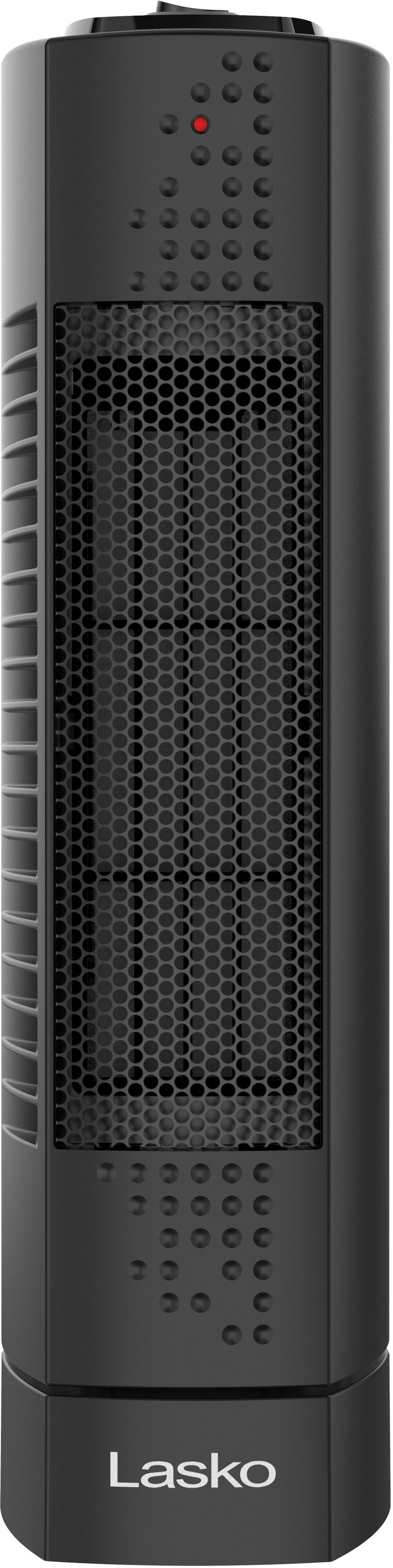 Lasko - 1500-Watt Ultra Slim Desktop Ceramic Tower Space Heater - Black_0