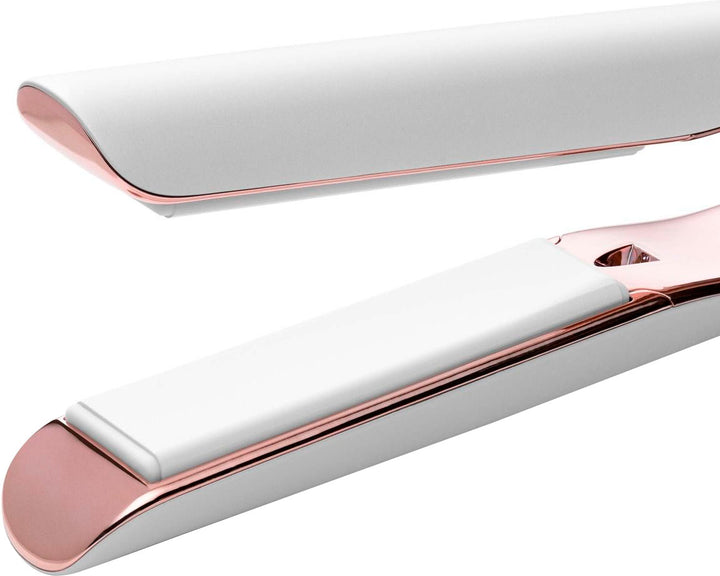 T3 - Smooth ID 1” Smart Flat Iron with Touch Interface - White & Rose Gold_12