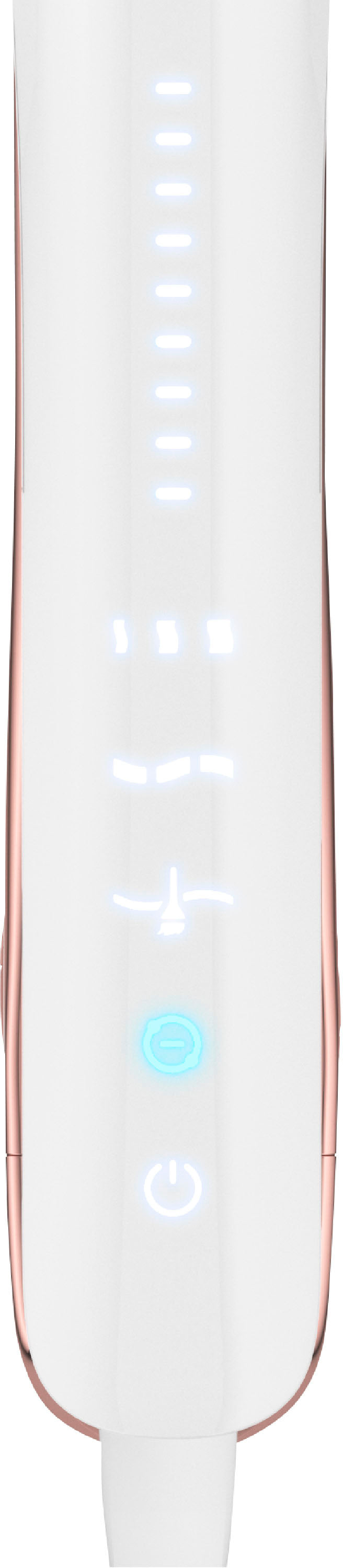 T3 - Smooth ID 1” Smart Flat Iron with Touch Interface - White & Rose Gold_1