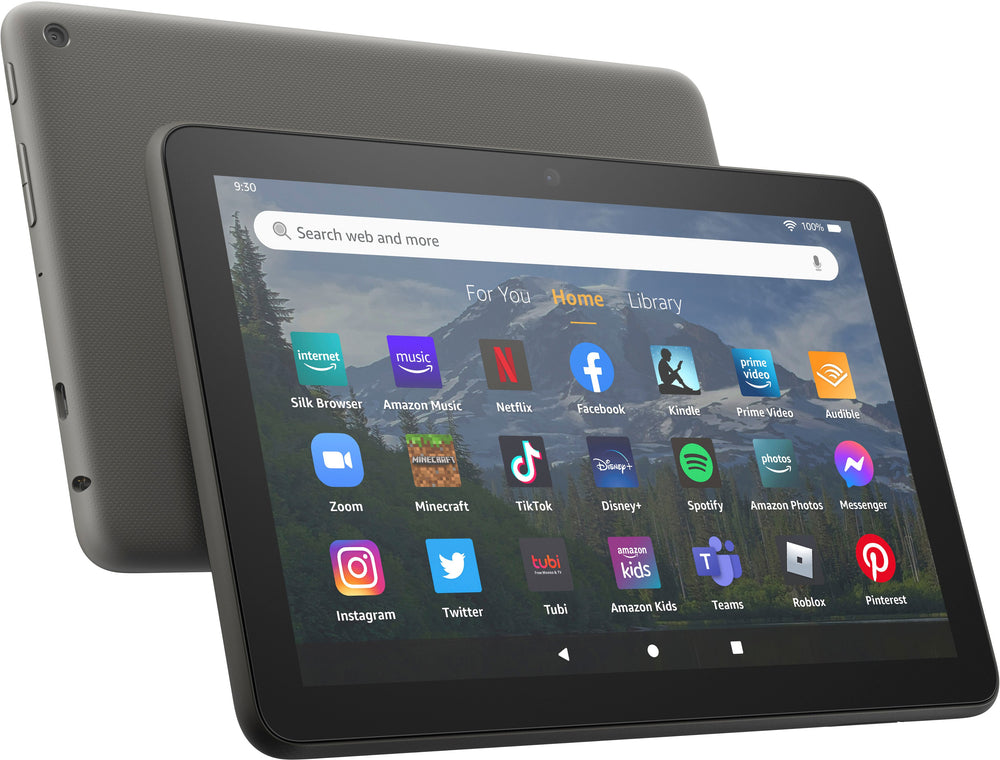 Amazon - Fire HD 8 Plus tablet, 8” HD Display, 32 GB, 30% faster processor, 3GB RAM, wireless charging, (2022 release) - Gray_1
