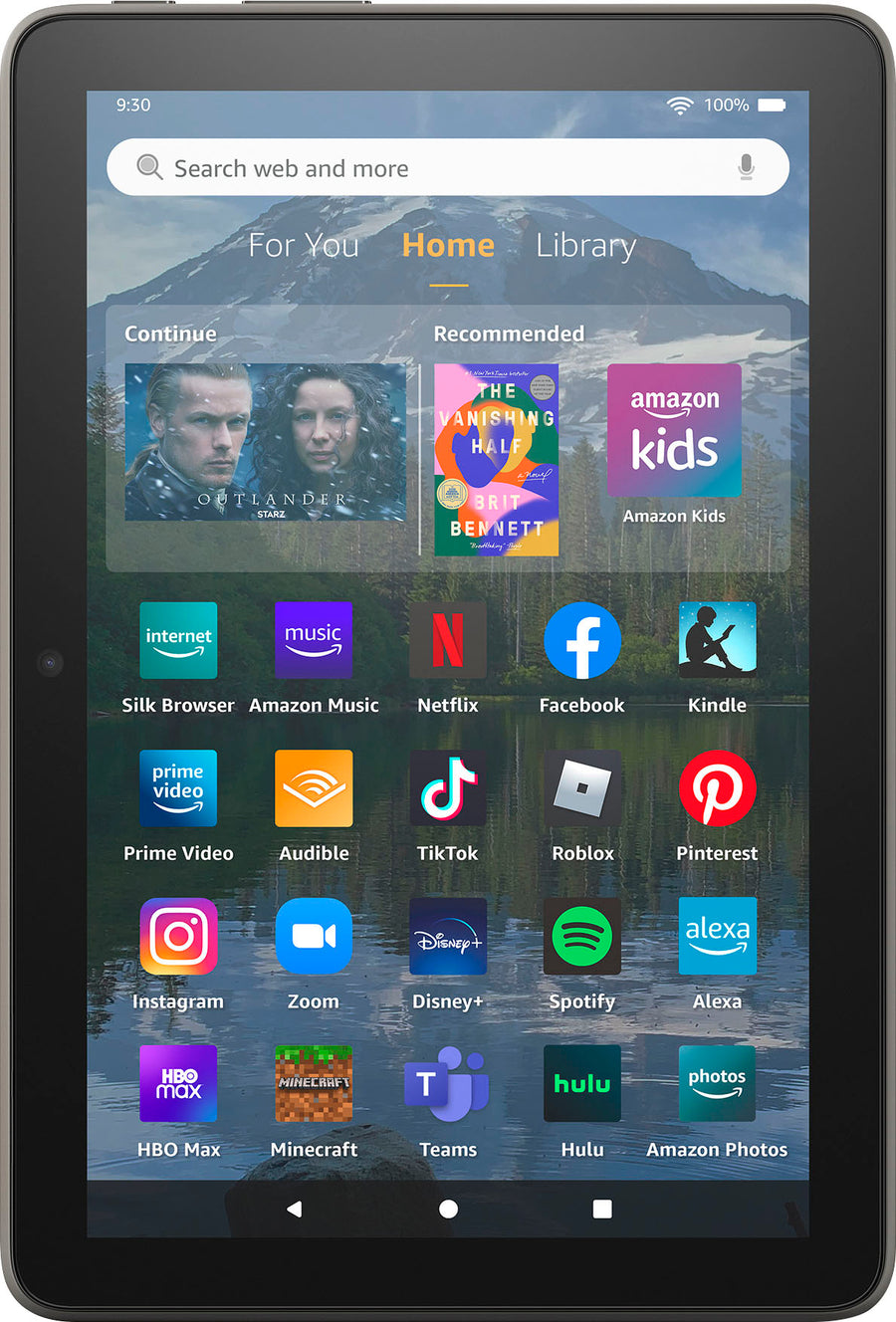 Amazon - Fire HD 8 Plus tablet, 8” HD Display, 32 GB, 30% faster processor, 3GB RAM, wireless charging, (2022 release) - Gray_0