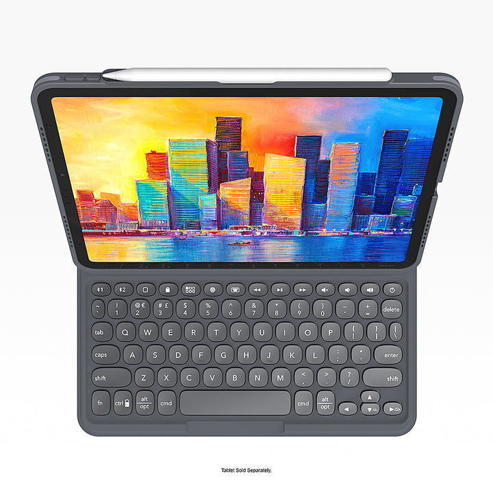 ZAGG - Pro Keys Wireless Keyboard & Detachable Case for Apple iPad 10.9" 10th Gen (2022) - Black_1