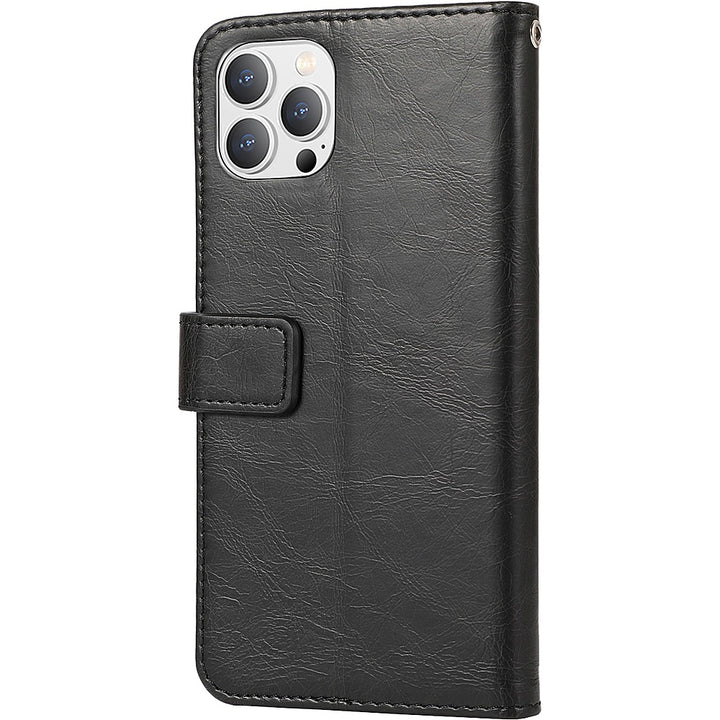 SaharaCase - Folio Wallet Case for Apple iPhone 14 Pro Max - Black_3