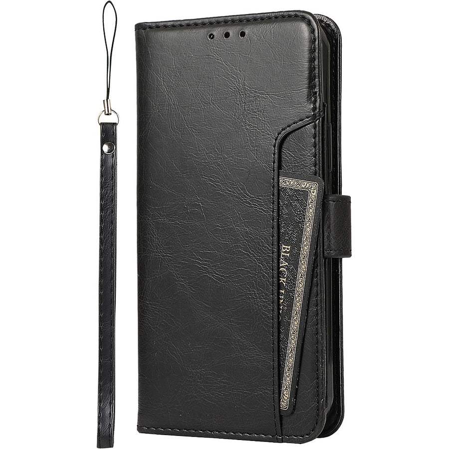 SaharaCase - Folio Wallet Case for Apple iPhone 14 Pro Max - Black_0