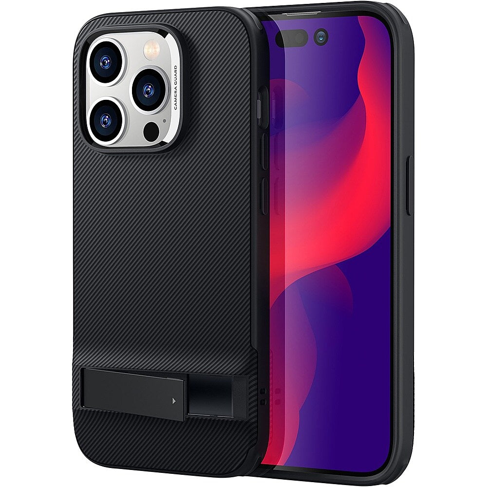 SaharaCase - AirShield Boost Kickstand Series Case for Apple iPhone 14 Pro Max - Black_8