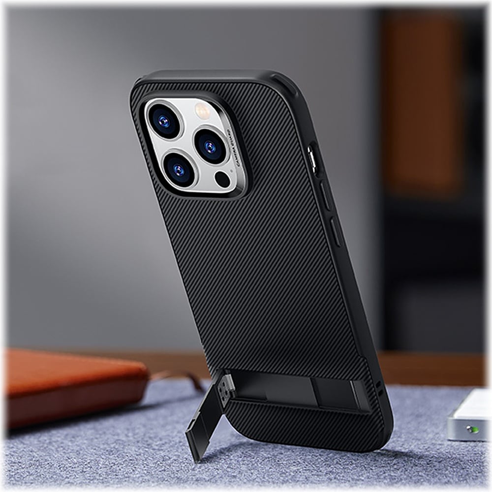 SaharaCase - AirShield Boost Kickstand Series Case for Apple iPhone 14 Pro Max - Black_2