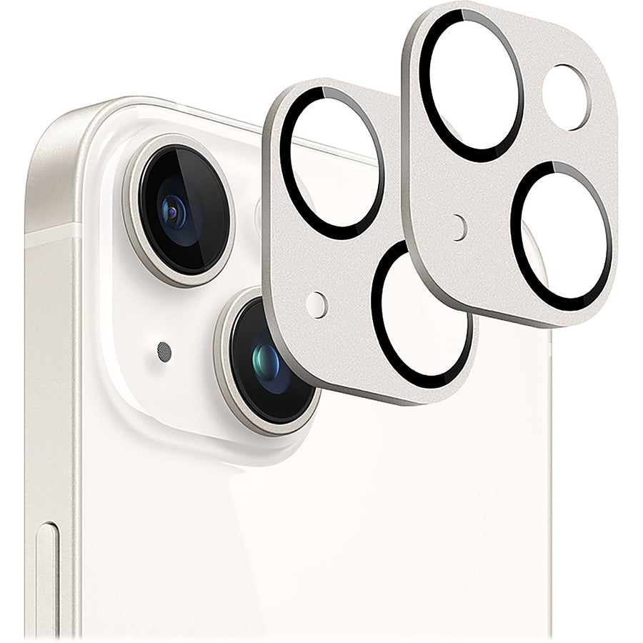 SaharaCase - ZeroDamage Camera Lens Protector for Apple iPhone 14 and iPhone 14 Plus (2-Pack) - Starlight_0