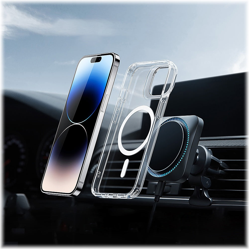 SaharaCase - Hybrid-Flex Kickstand Case for Apple iPhone 14 Pro Max - Clear_7