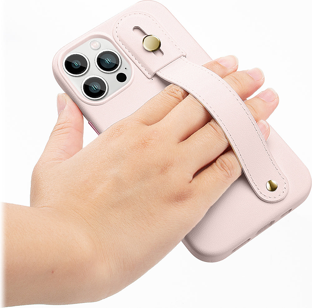 SaharaCase - FingerGrip Series Case for Apple iPhone 14 Pro Max - Light Pink_1