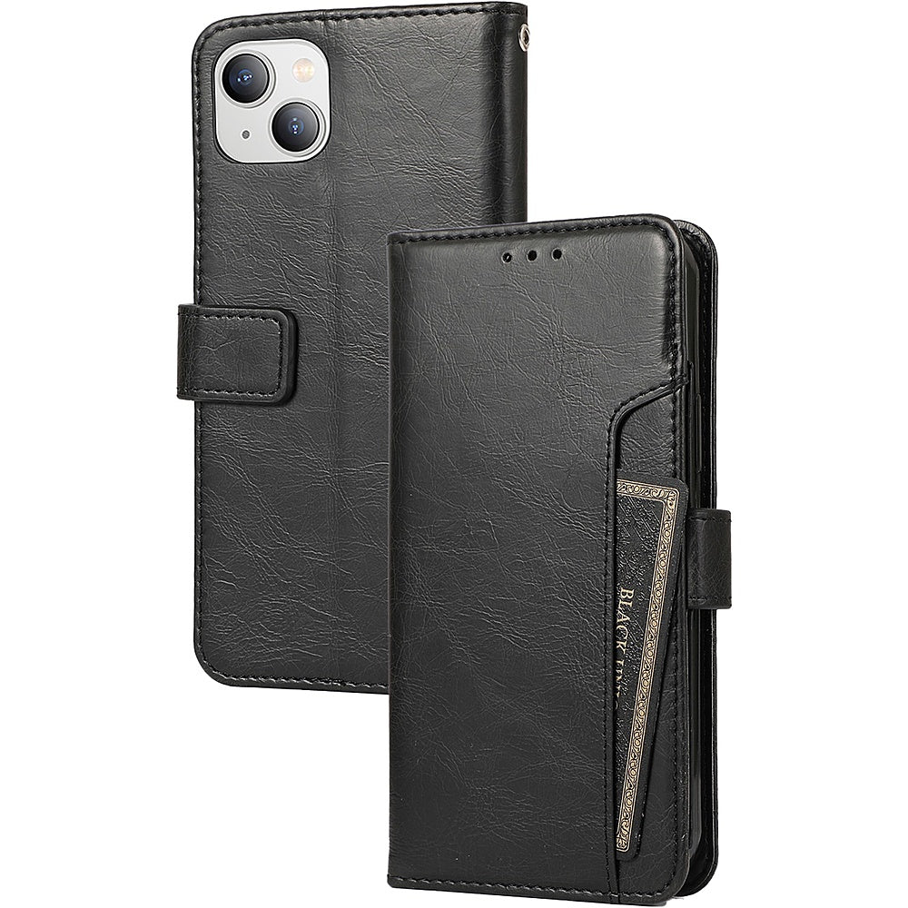 SaharaCase - Folio Wallet Case for Apple iPhone 14 - Black_4