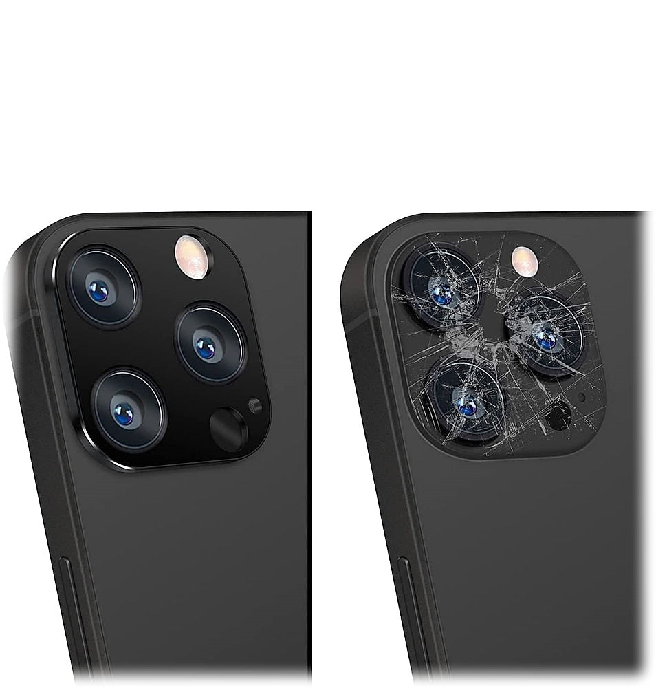 SaharaCase - ZeroDamage Camera Lens Protector for Apple iPhone 14 Pro and iPhone 14 Pro Max (2-Pack) - Black_1