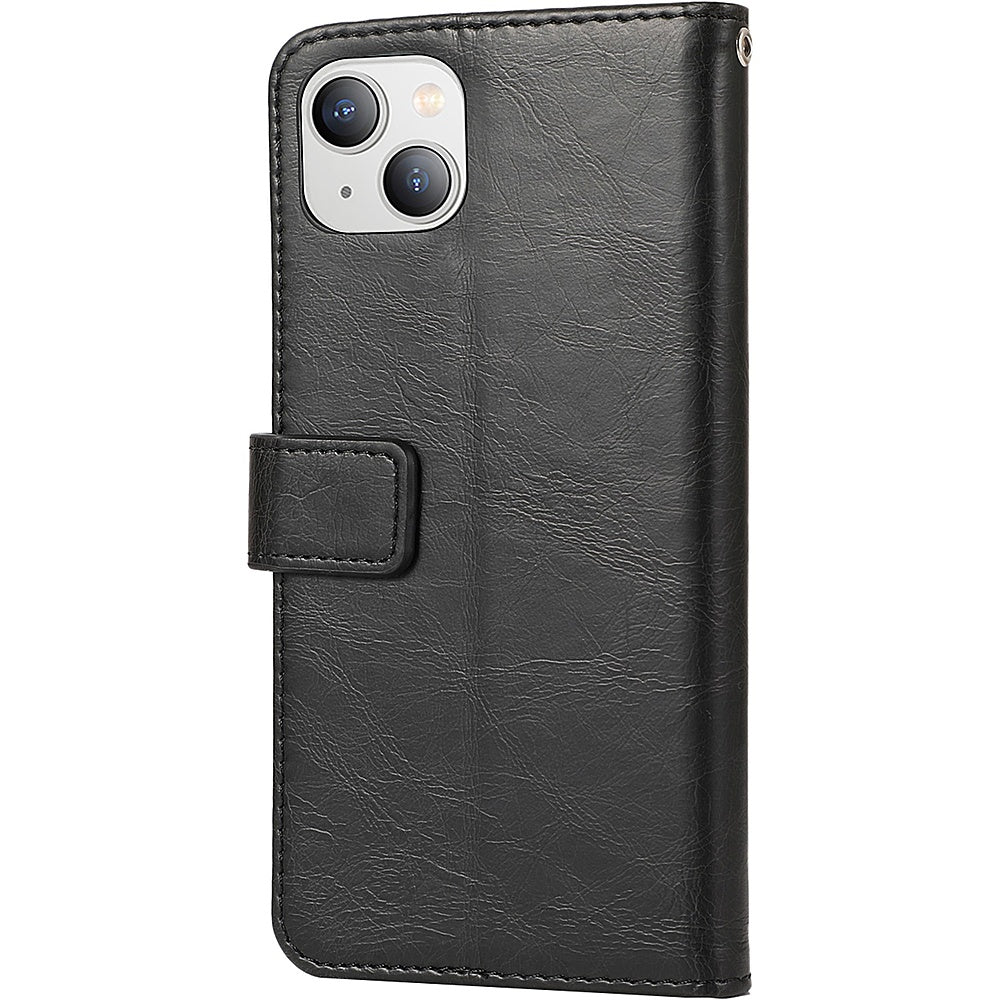 SaharaCase - Folio Wallet Case for Apple iPhone 14 Plus - Black_5