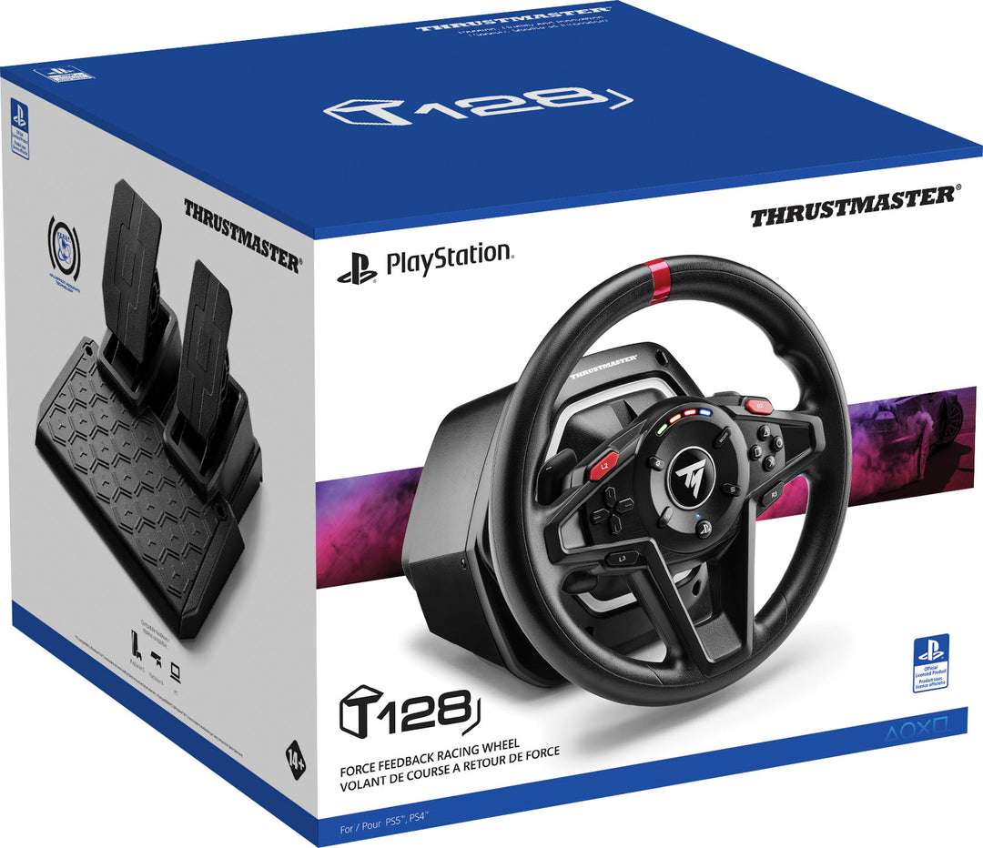 Thrustmaster - T128 Racing Wheel for PlayStation 4, 5 and PC_4