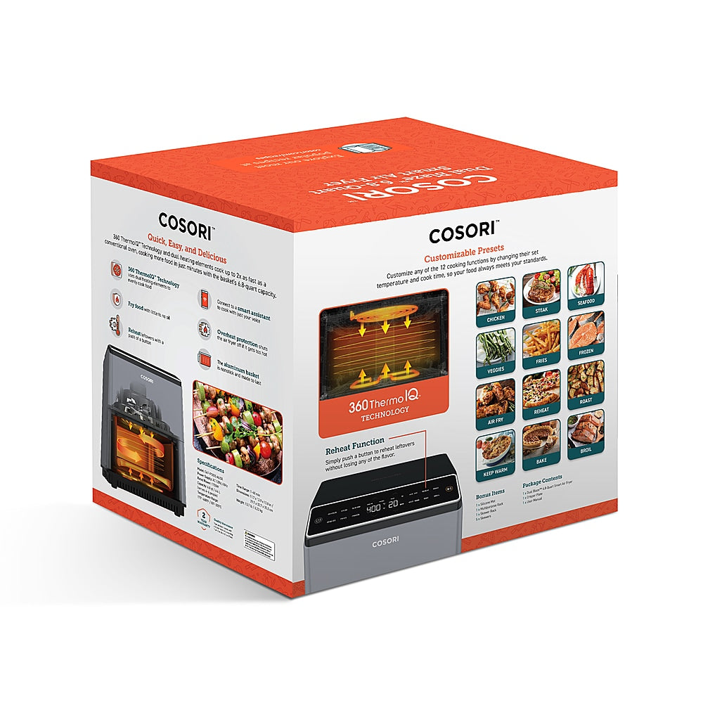 Cosori - Dual Blaze™ 6.8-Quart Smart Air Fryer - gray_14