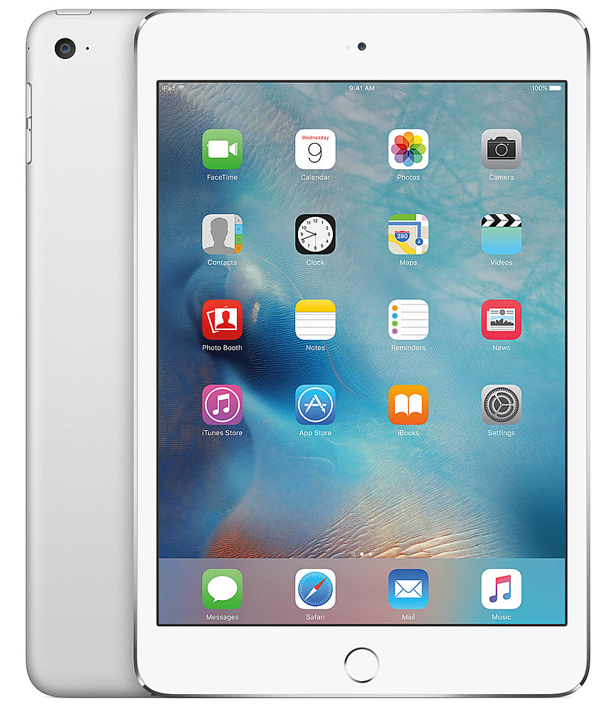 Apple - Pre-Owned 7.9-Inch iPad Mini (4th Generation) with Wi-Fi/Cellular LTE - 32GB - Silver_4