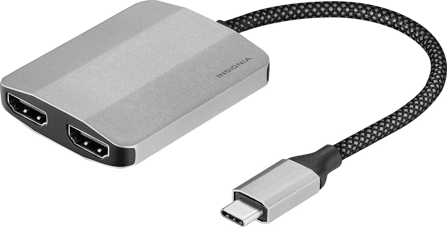 Insignia™ - USB-C to Dual 4K HDMI Adapter_0