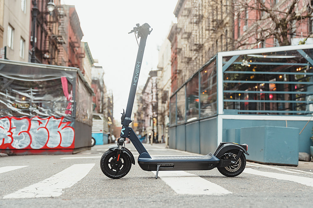 H-1 Pro Series - Boss R500 Foldable Electric Scooter w/24 mi Max Operating Range & 20 mph Max Speed - Blue_6