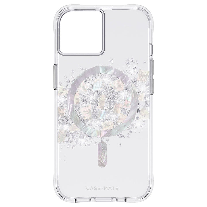 Case-Mate - Hardshell Case w/ MagSafe w/ Recycled w/ Antimicrobial for iPhone 14 - Touch of Pearl_0