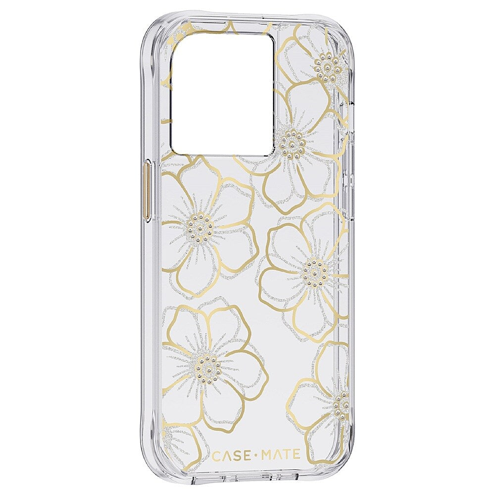 Case-Mate - Hardshell Case for iPhone 14 Pro - Floral Gems_1