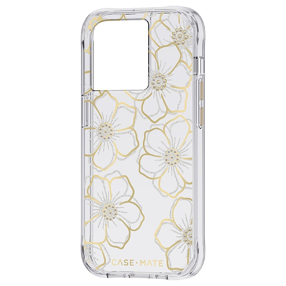 Case-Mate - Hardshell Case for iPhone 14 Pro - Floral Gems_3