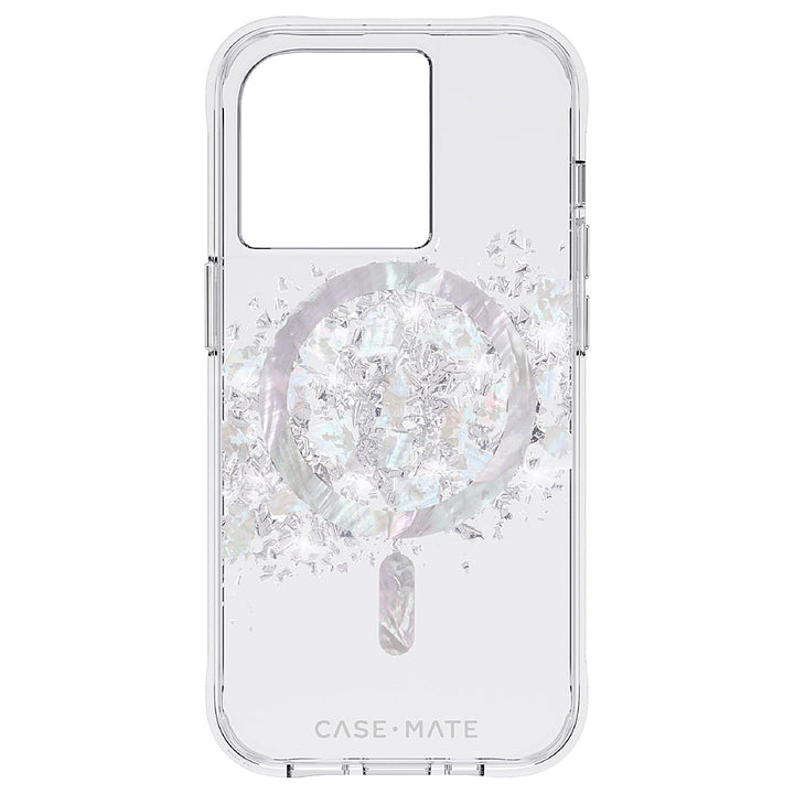 Case-Mate - Hardshell Case w/ MagSafe w/ Recycled w/ Antimicrobial for iPhone 14 Pro - Touch of Pearl_0