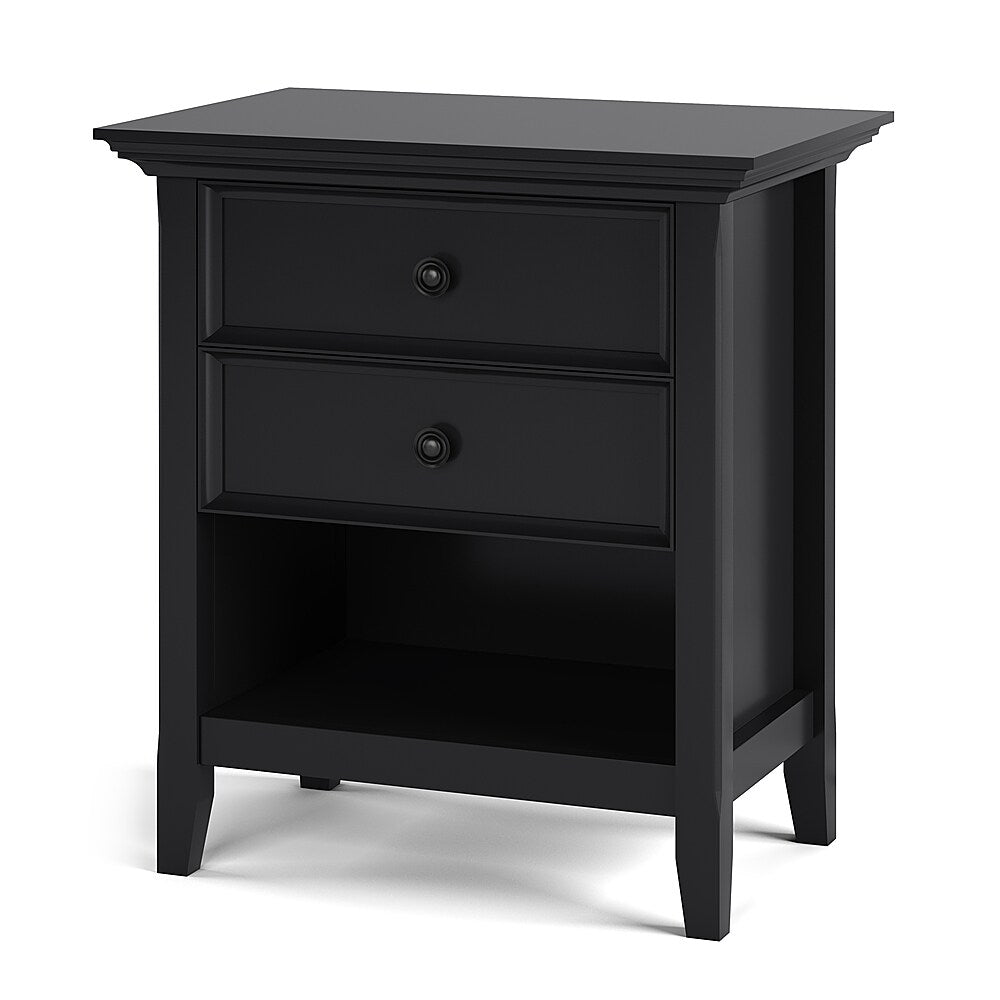 Simpli Home - Amherst Bedside Table - Black_1