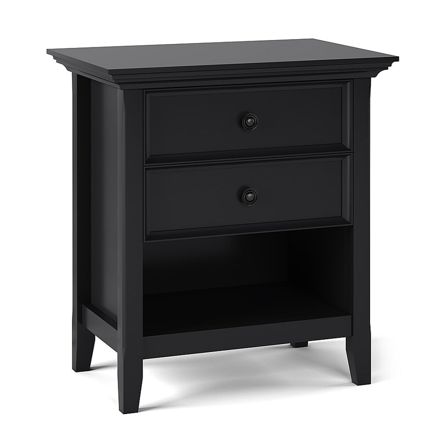 Simpli Home - Amherst Bedside Table - Black_0