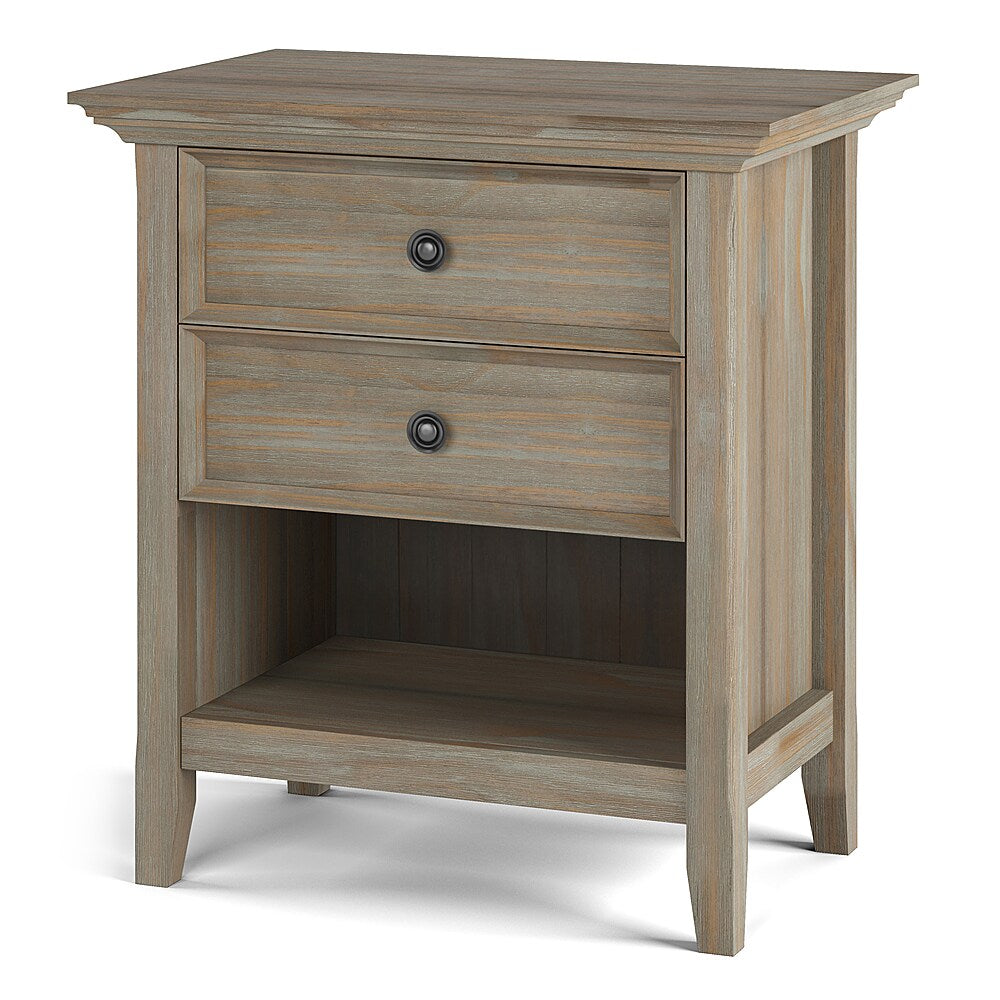 Simpli Home - Amherst Bedside Table - Distressed Grey_1