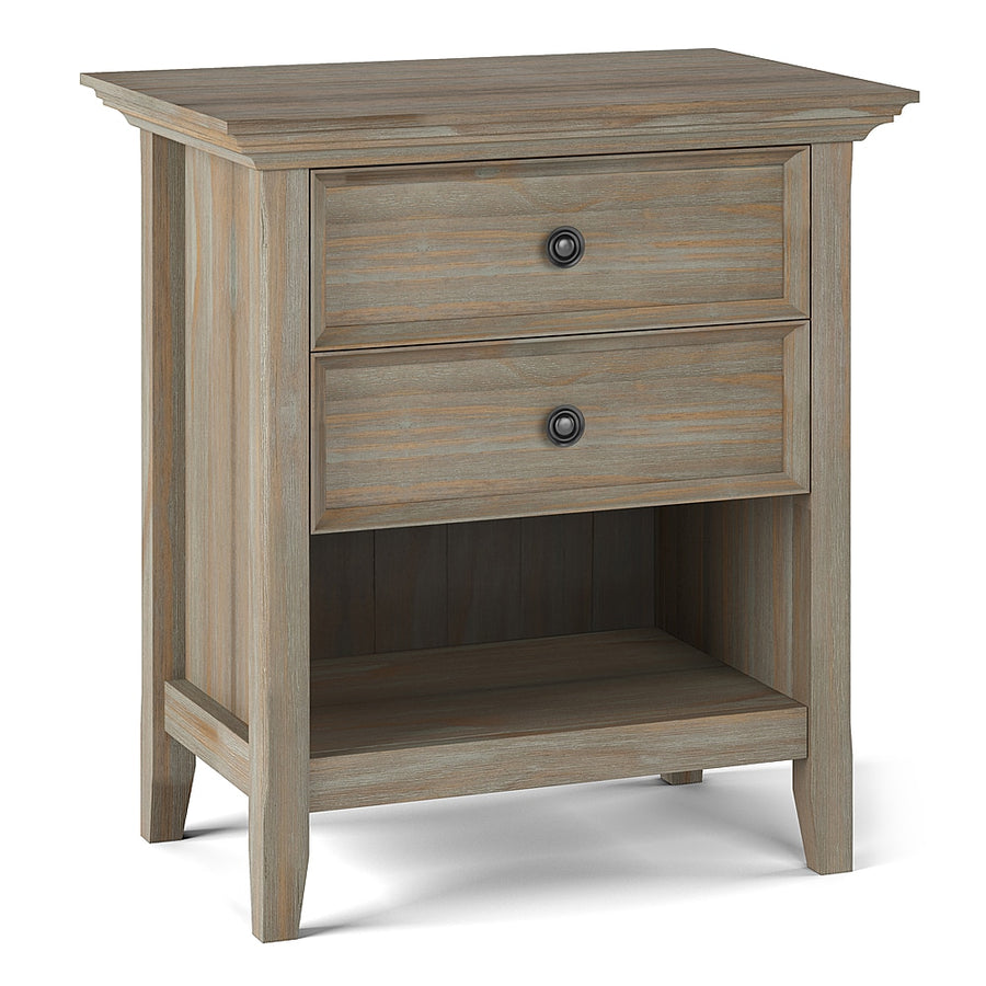 Simpli Home - Amherst Bedside Table - Distressed Grey_0