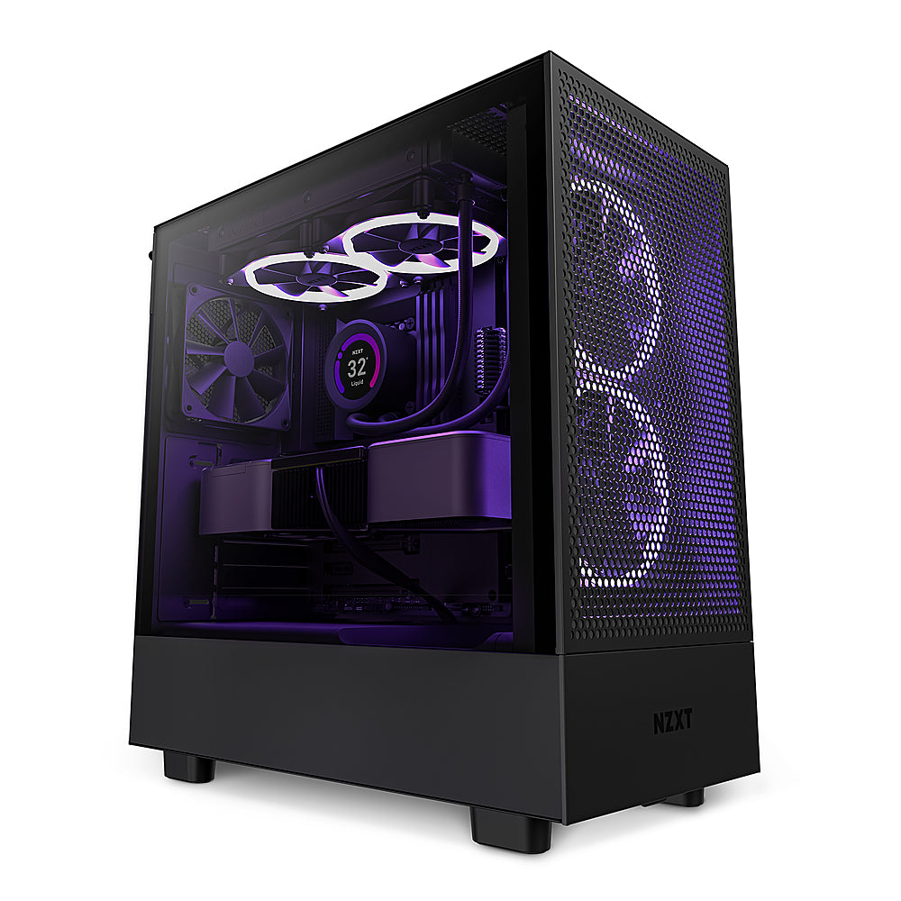 NZXT - H5 Flow ATX Mid-Tower Case - Black_0