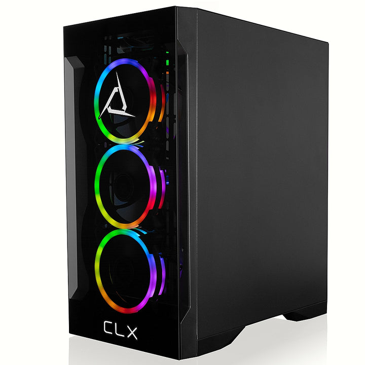 CLX - SET Gaming Desktop - AMD Ryzen 9 7900X - 32GB DDR5 4800 Memory - GeForce RTX 3080 - 500GB M.2 NVMe SSD + 4TB HDD - Black_4