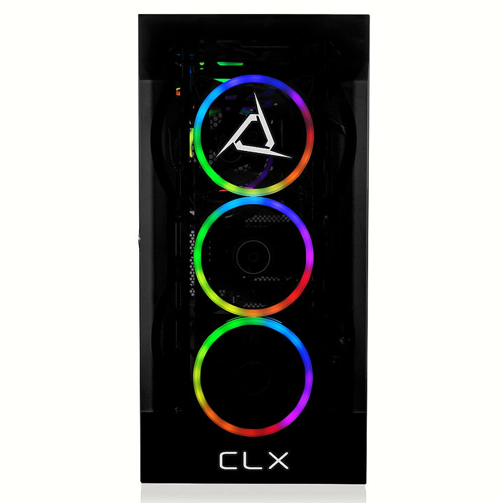 CLX - SET Gaming Desktop - AMD Ryzen 9 7900X - 32GB DDR5 4800 Memory - GeForce RTX 3080 - 500GB M.2 NVMe SSD + 4TB HDD - Black_2