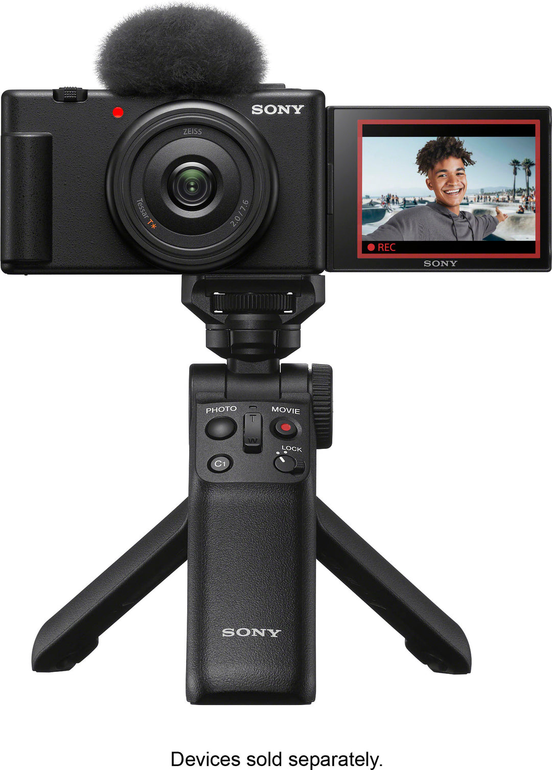 Sony - ZV-1F Vlog Camera for Content Creators and Vloggers - Black_9