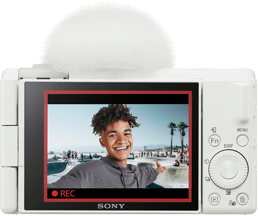 Sony - ZV-1F Vlog Camera for Content Creators and Vloggers - White_3