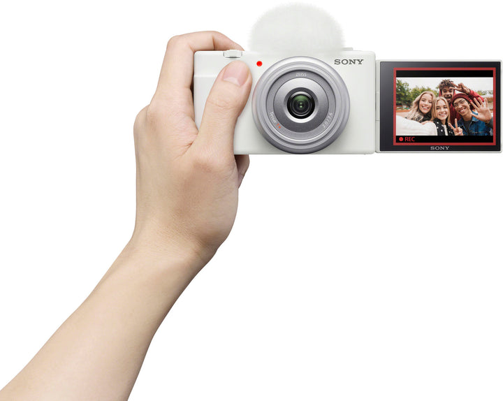 Sony - ZV-1F Vlog Camera for Content Creators and Vloggers - White_1